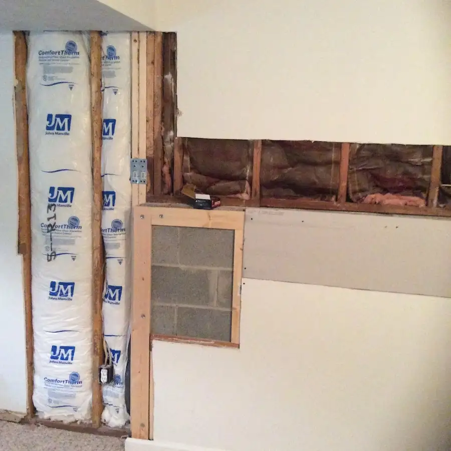 Wall insulation replacement during Odor Removal & Deodorization in Ave Maria
